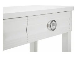 Dmora Consola Bakar, Mesa multiusos, Armário de apoio, Mesa de corredor, 110x40 h82 cm,^ Consola