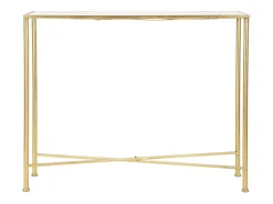 Best CONSOLA BORBOLETAS VIDRO CM 100X35X80 Dourado