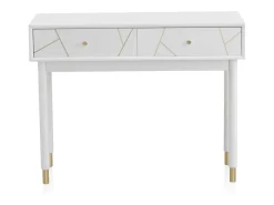 Clearance Consola com 2 gavetas lacadas a Branco