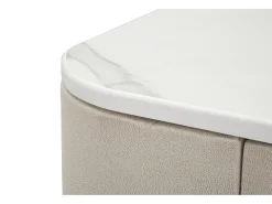 Consola| Consola de beleza com 2 gavetas cm 70X40X80 Bege