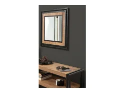 Consola|Dmora Consola Dmazzarr, Mesa multiusos, Armário de apoio, Secretária de corredor, 140x35h80 cm, Carvalho e Preto Castanho