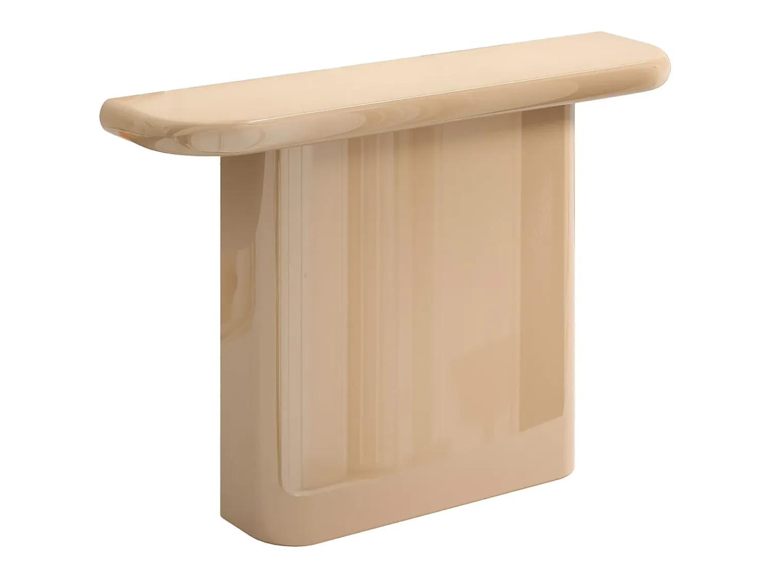 Consola*Vente-unique Consola em MDF - lacado - RABIRI Bege