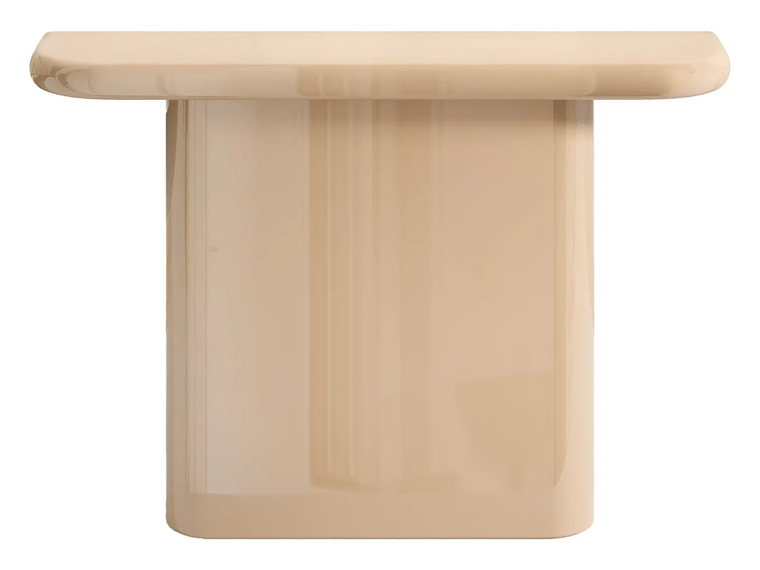 Consola*Vente-unique Consola em MDF - lacado - RABIRI Bege
