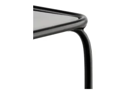 Online Consola em metal com vidro Preto