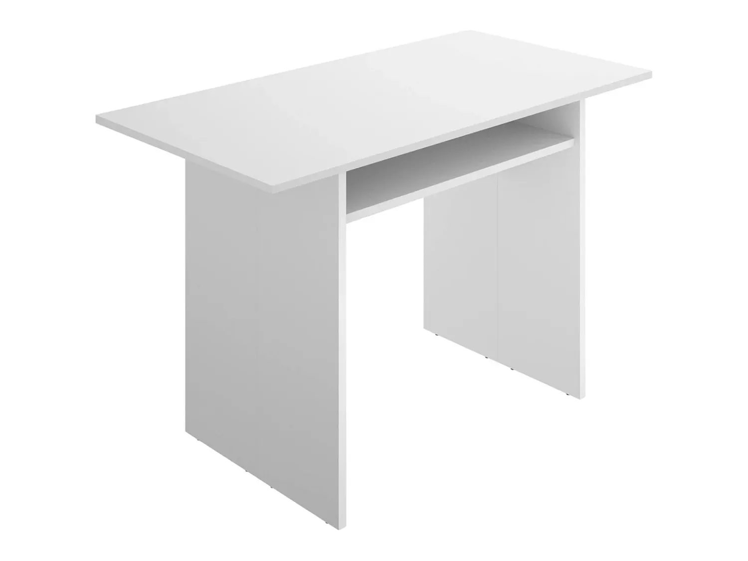 Consola|Dmora Consola extensível Dmanuel, Consola auxiliar extensível multiposições, Mesa de jantar dobrável com tampo rebatível, 110x33/66h75 cm, Branco