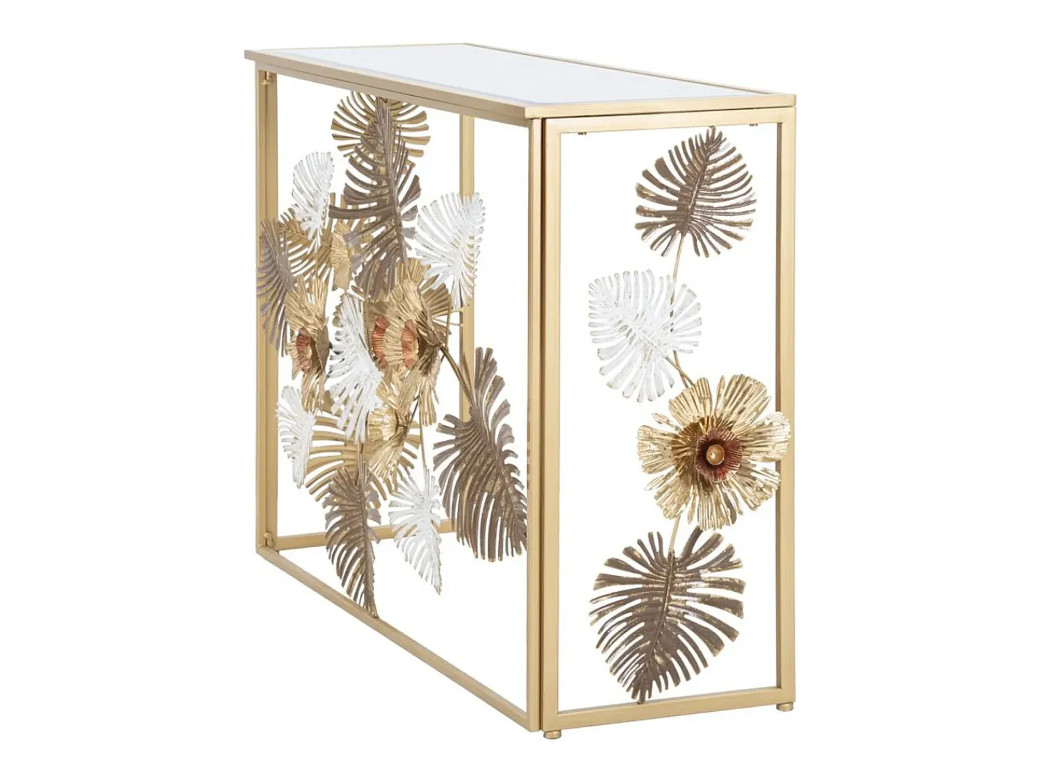 Consola* Consola Folha 71, Multicolorido, 113x40x80 cm, Kendra Home Multicor