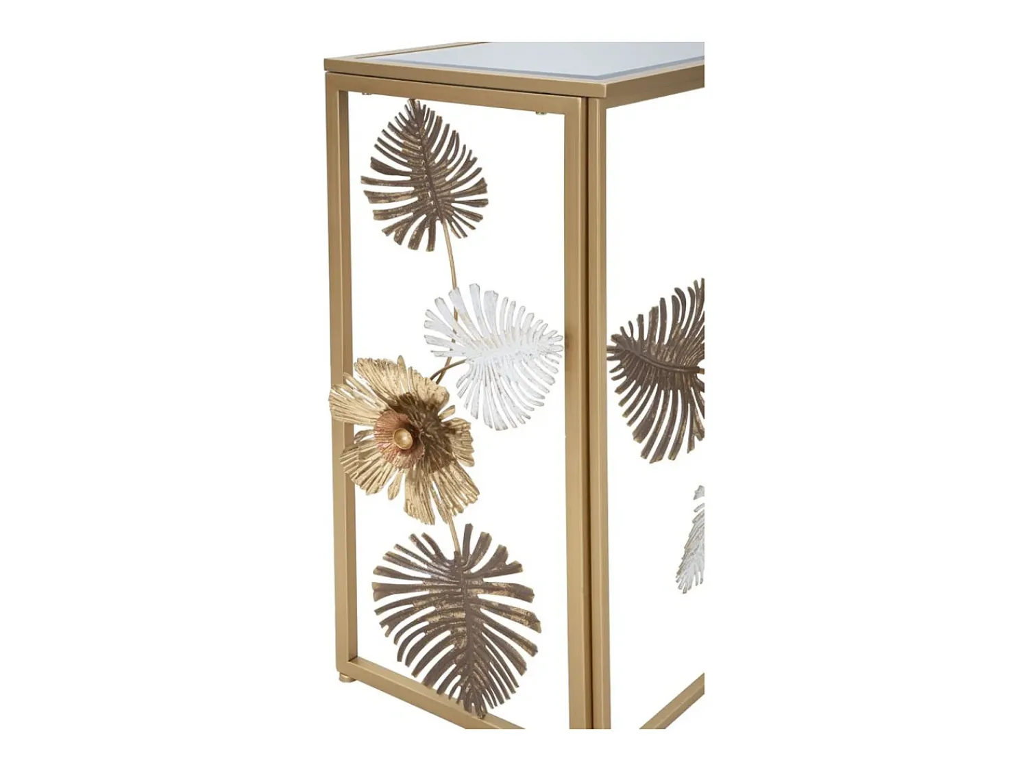 Consola* Consola Folha 71, Multicolorido, 113x40x80 cm, Kendra Home Multicor
