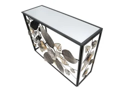 Consola* Consola Folha 70, Multicolorido, 111,8x41,9x80 cm, Kendra Home Multicor