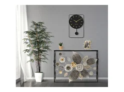 Consola* Consola Folha 70, Multicolorido, 111,8x41,9x80 cm, Kendra Home Multicor