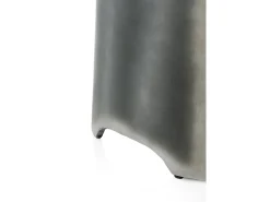 Consola* Consola lacada em cor metálica Prateado