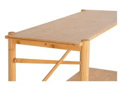 Consola| Consola Manaus, Castanho, 32x83x80,5 cm, Kendra Home Castanho chocolate