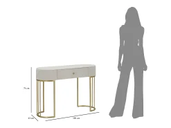 Consola* Consola Montpellier Creme 100X40X75 cm Bege