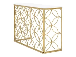 Consola| CONSOLA MÁRMORE ESTRELA CM 120X40X80 Branco