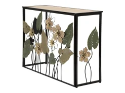Consola Natura 2, Multicolorido, 108x36,8x80 cm, Kendra Home^ Consola