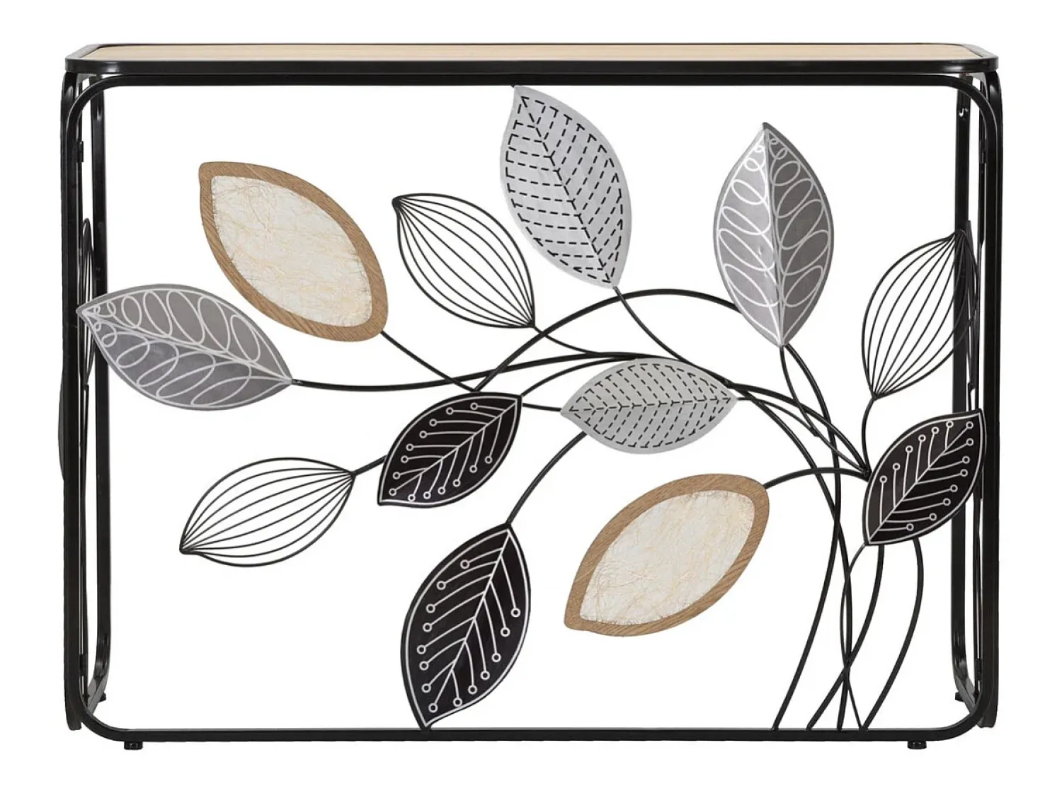 Consola* Consola Natura 3, Multicolorido, 108x36,8x80 cm, Kendra Home Multicor