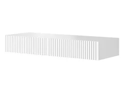 Consola suspensa 2 gavetas branca 100x41 cm^ Consola