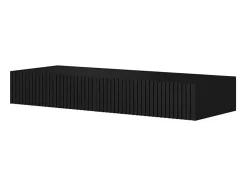 Consola| Consola suspensa com 2 gavetas pretas 100x41 cm Preto