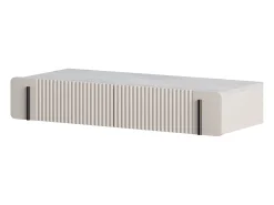 Consola| Consola suspensa com 2 gavetas de caxemira 100x17 cm Bege