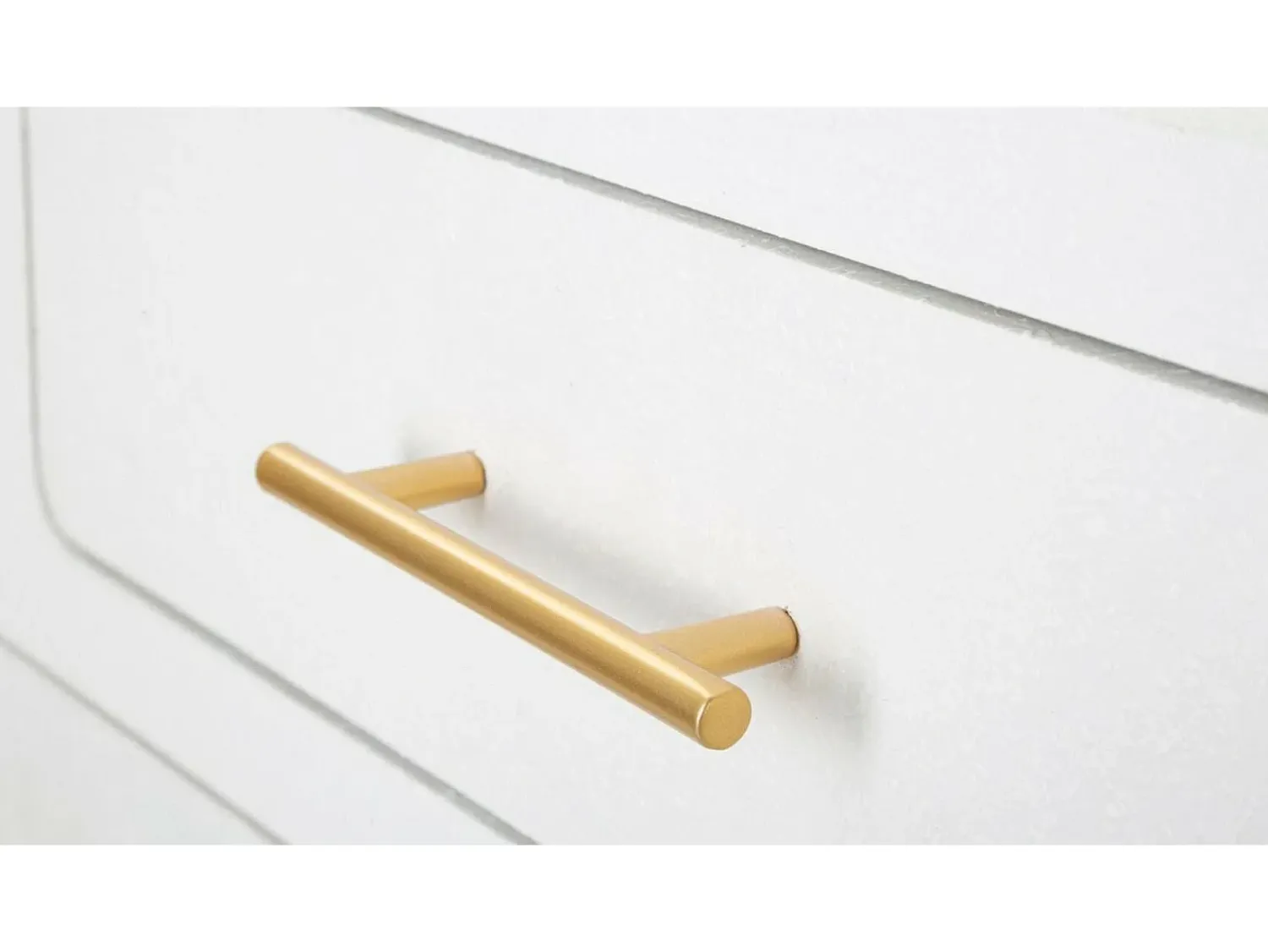 Consola*Dmora Consola Tomato, Mesa multiusos, Armário lateral, Secretária de corredor, 110x40 h80 cm, e Dourado Branco