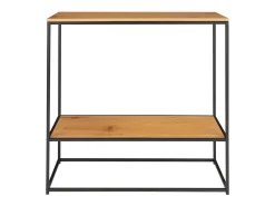 Consola| Consola Vita, Castanho, 36x80x80 cm, Kendra Home Castanho chocolate