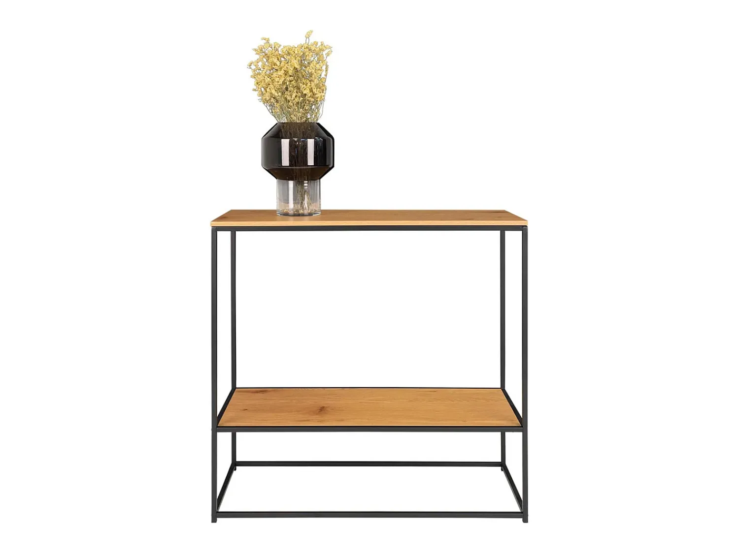 Consola| Consola Vita, Castanho, 36x80x80 cm, Kendra Home Castanho chocolate
