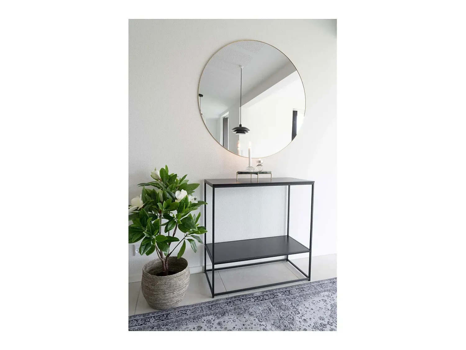 Consola| Consola Vita, , 36x80x80 cm, Kendra Home Preto