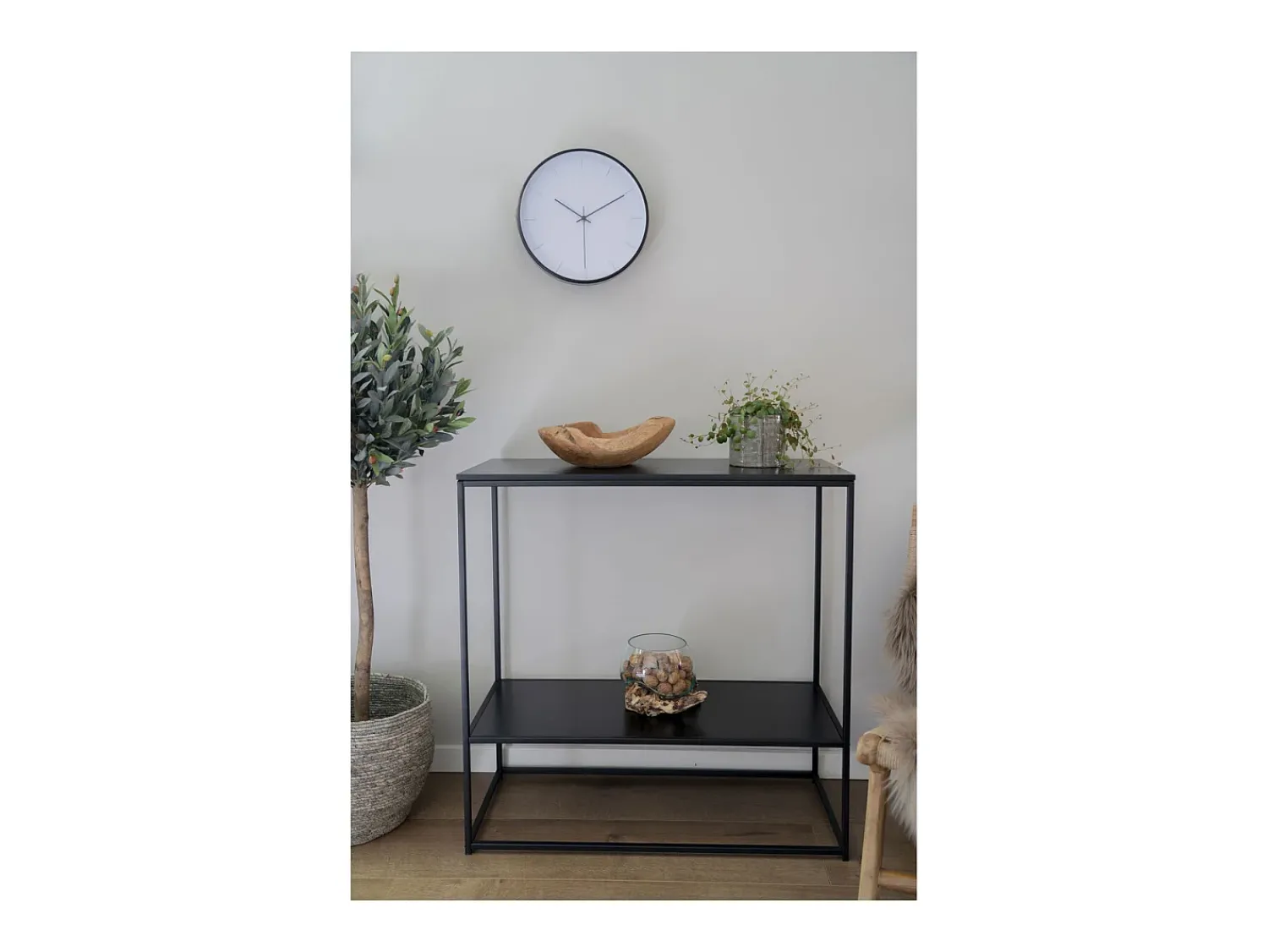 Consola| Consola Vita, , 36x80x80 cm, Kendra Home Preto