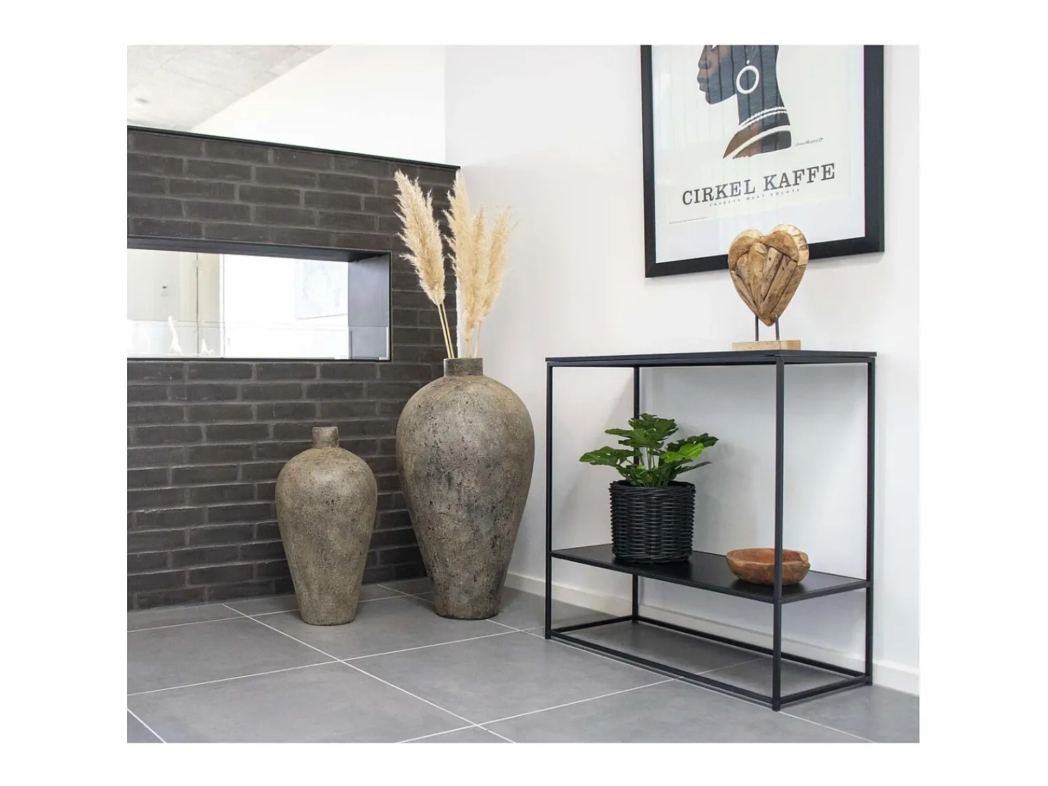 Consola| Consola Vita, , 36x80x80 cm, Kendra Home Preto
