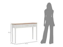 Discount Consola VKH606, , 107x37x80 cm, Kendra Home Branco