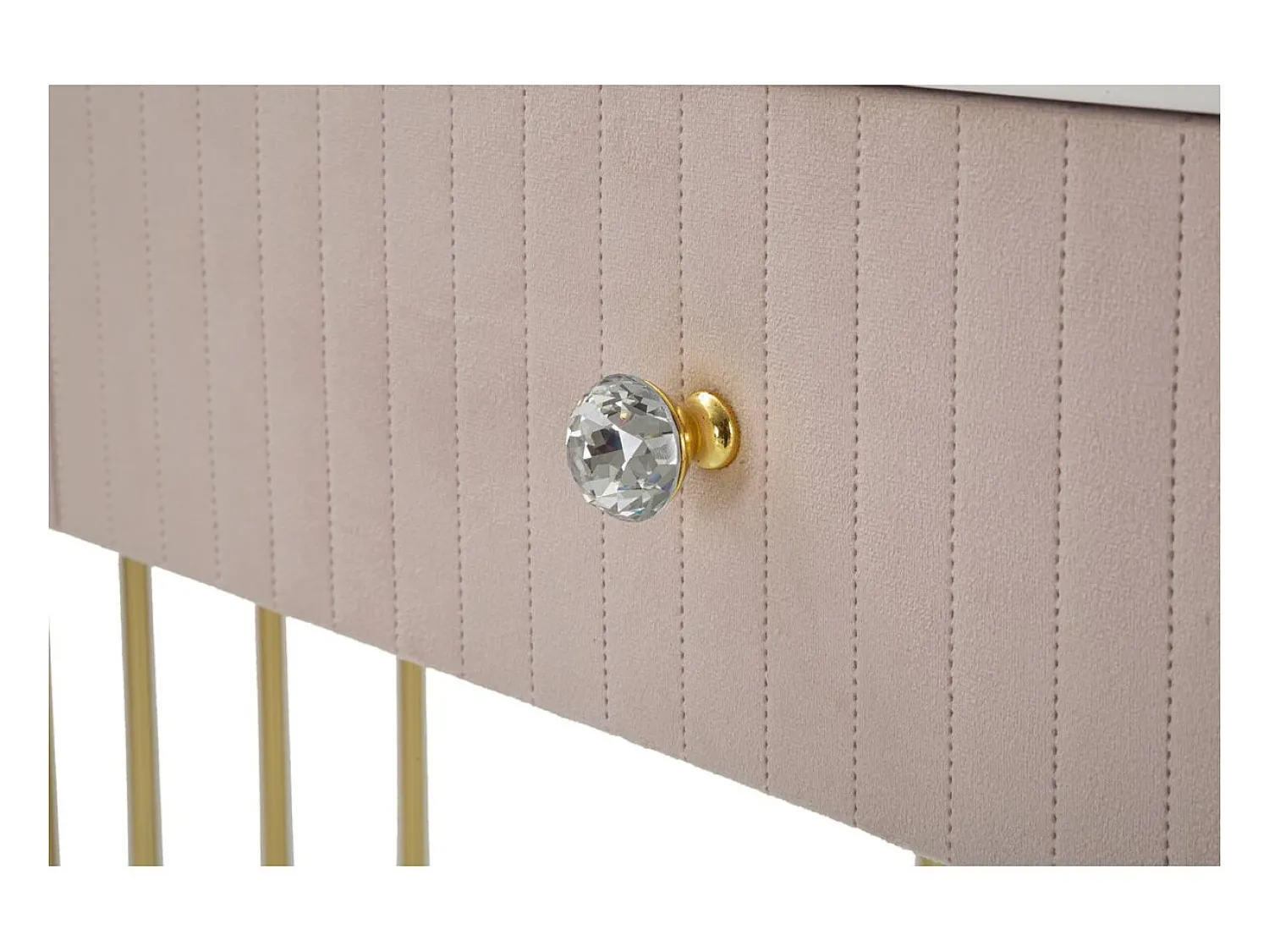 Consola VKH616, Cor-de-rosa, 100x40x75 cm, Kendra Home Rosa claro