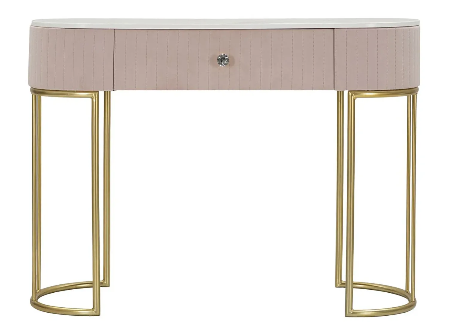 Consola VKH616, Cor-de-rosa, 100x40x75 cm, Kendra Home Rosa claro
