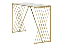 Discount Consola VKH624, Ouro, 120x40x80 cm, Kendra Home Dourado