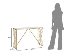 Discount Consola VKH624, Ouro, 120x40x80 cm, Kendra Home Dourado