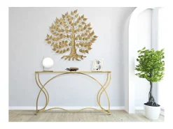 Consola VKH626, Ouro, 130x40x75 cm, Kendra Home^ Consola