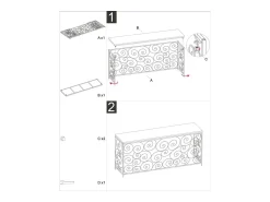 Consola VKH617, Ouro, 140x36x82 cm, Kendra Home Dourado