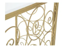 Consola VKH617, Ouro, 140x36x82 cm, Kendra Home Dourado