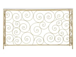 Consola VKH617, Ouro, 140x36x82 cm, Kendra Home Dourado