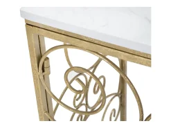 Consola VKH617, Ouro, 140x36x82 cm, Kendra Home Dourado