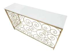 Consola VKH617, Ouro, 140x36x82 cm, Kendra Home Dourado