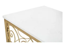 Consola VKH617, Ouro, 140x36x82 cm, Kendra Home Dourado