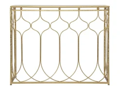 Consola VKH613, Ouro, 96,5x41x78 cm, Kendra Home^ Consola