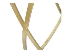 Consola* Consola VKH620, Ouro, 120x40x79 cm, Kendra Home Preto