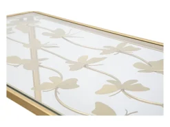 Hot Consola VKH629, Ouro, 100x35x80 cm, Kendra Home Dourado