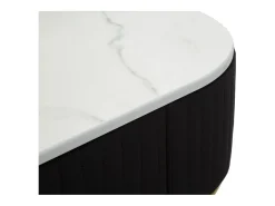 New Consola VKH614, Preto, 100x43x74 cm, Kendra Home Multicor