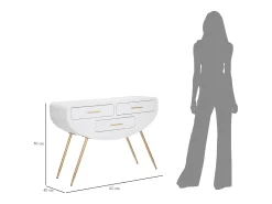 New CONSOLA VÊNUS CM 110X40X80 Branco