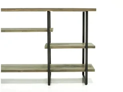 Consola| Consola 140x80x35 cm areia flow flol08 Castanho