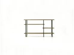 Consola| Consola 140x80x35 cm areia flow flol08 Castanho