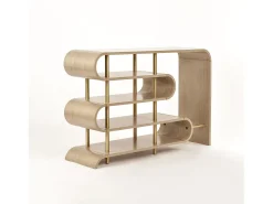 Clearance Consola 122x81x36 cm bege estiloso st962 Bege / Dourado