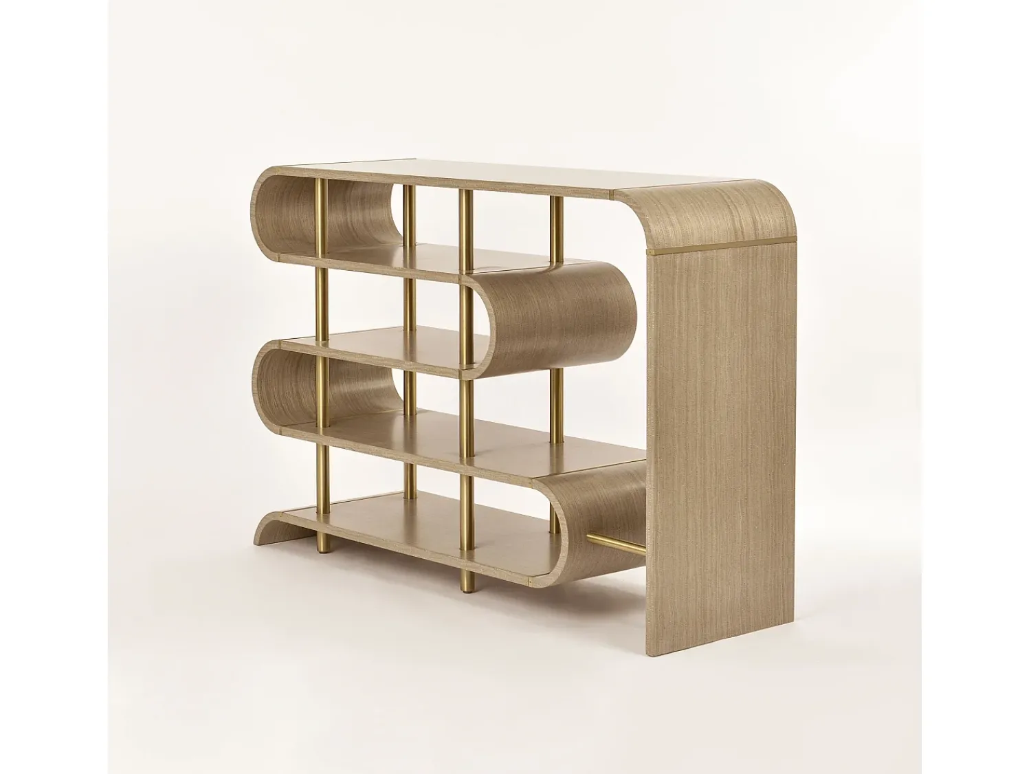 Clearance Consola 122x81x36 cm bege estiloso st962 Bege / Dourado