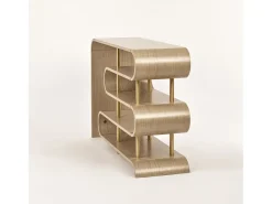 Clearance Consola 122x81x36 cm bege estiloso st962 Bege / Dourado